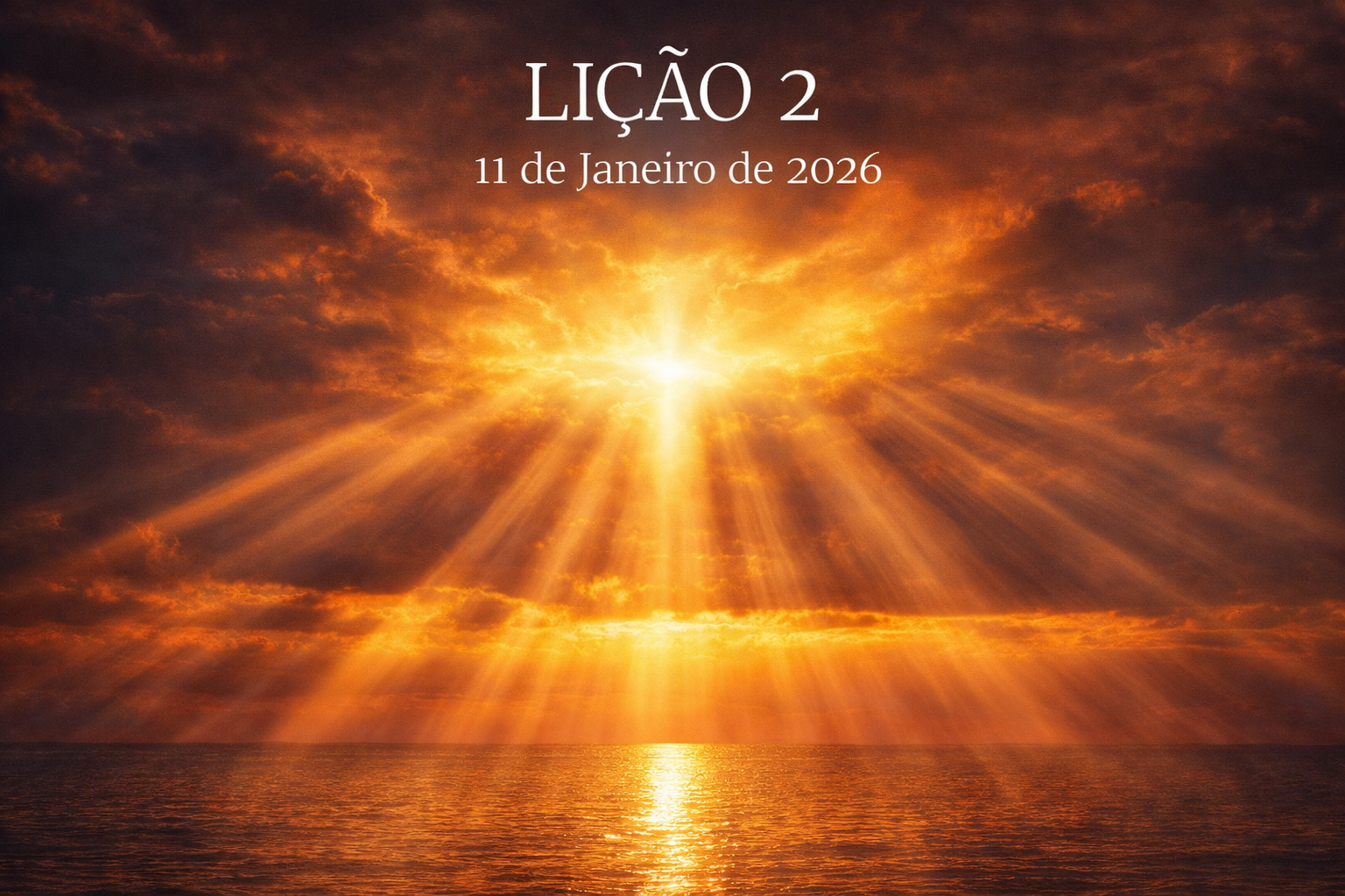 Lição 02 – O Deus Pai