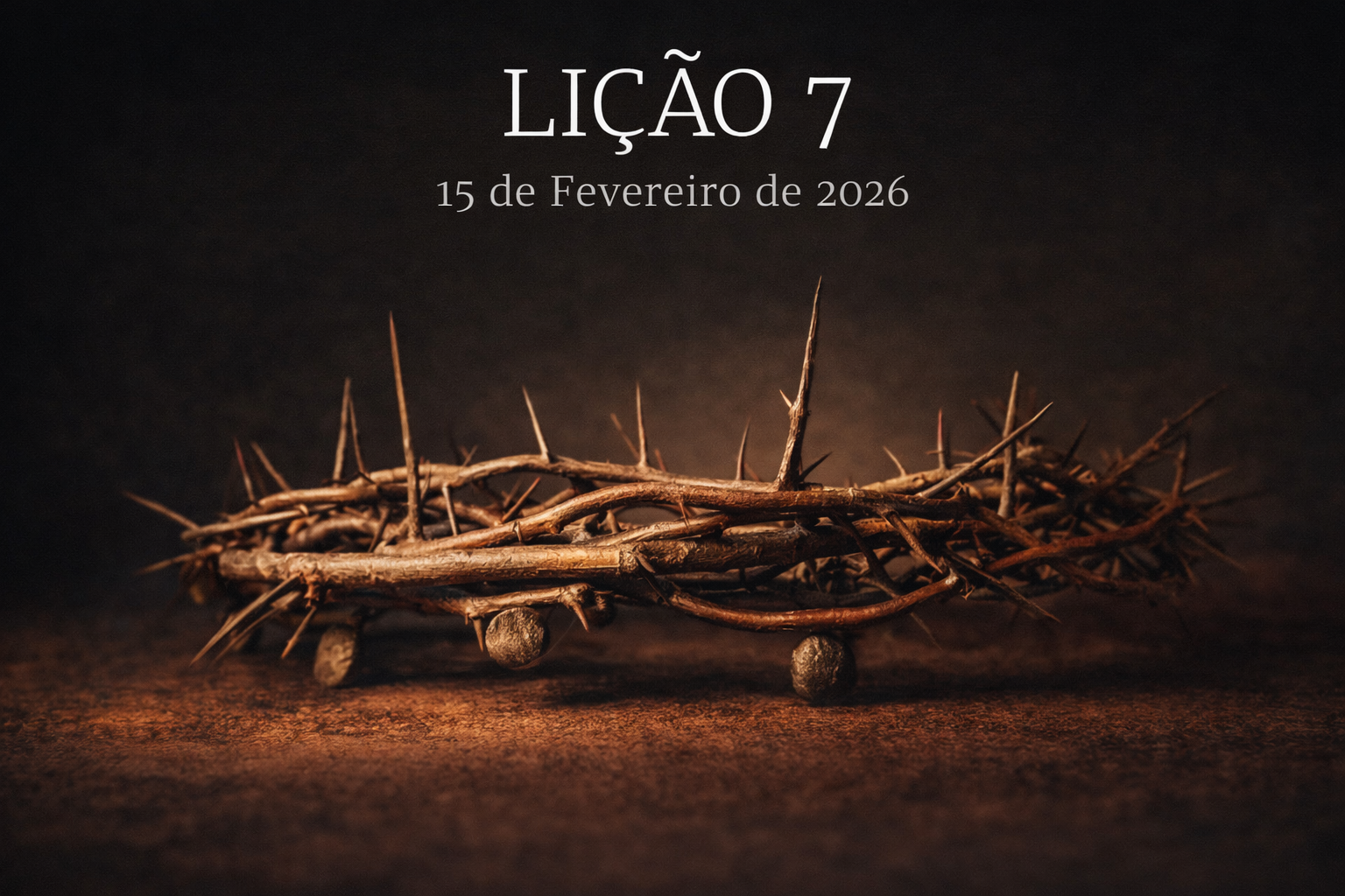 Lição 07 – A Obra do Filho
